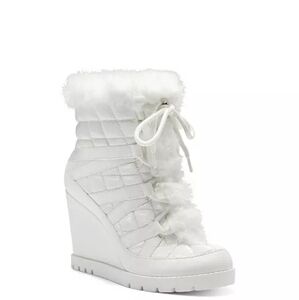 **Authentic w receipt** JESSICA SIMPSON BRIXEL Platform Quilted Winter Boots